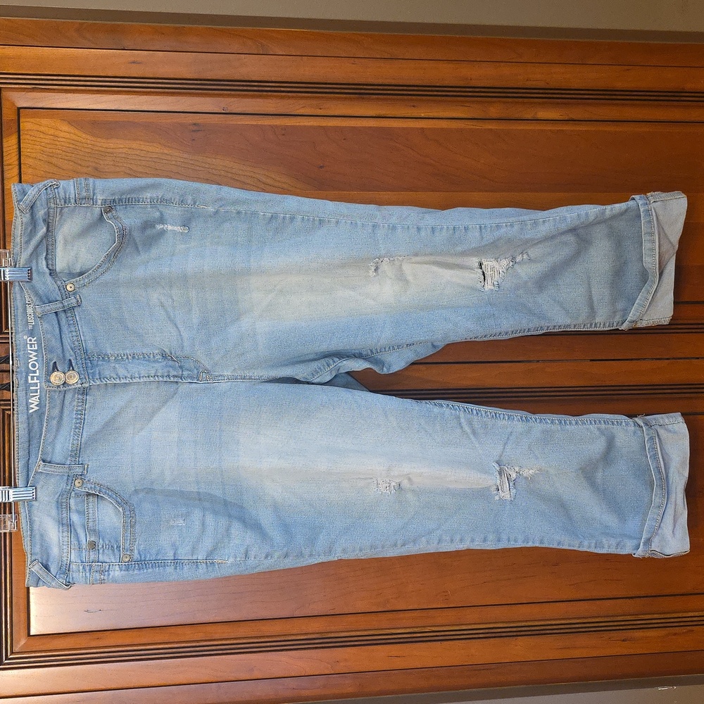 💛 Wallflower Luscious Curvy Cropped Jeans, Sz 24